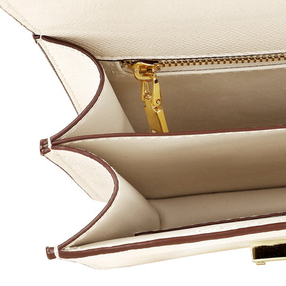 Perla-Mini Cowhide BEIGE Purse