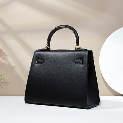 Eterna-Leather Fashionable Black Purse