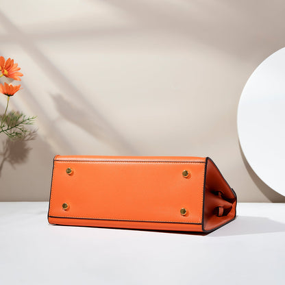 Eterna-Leather Fashionable Orange Purse